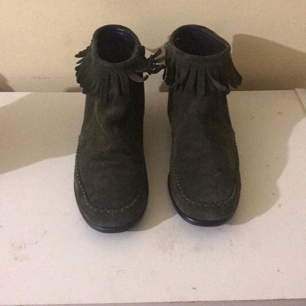 Aerosoles green Pocahontas boots